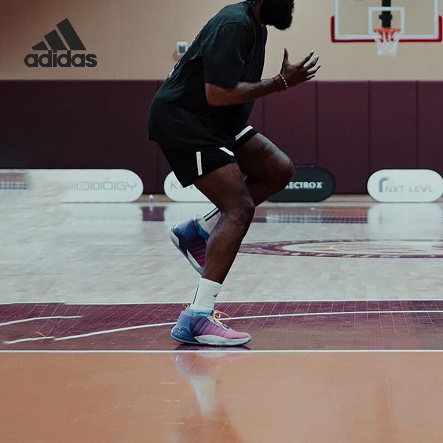 Adidas/阿迪达斯正品HARDEN VOLUME 7男女缓震篮球鞋IH7708