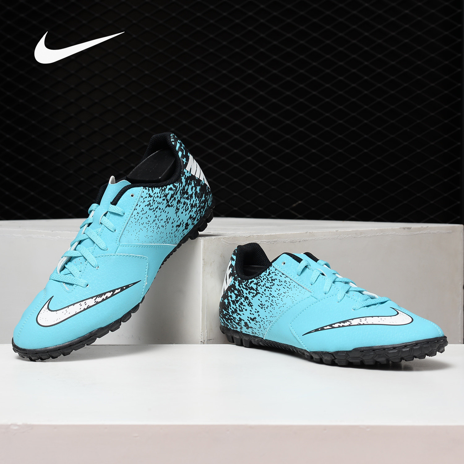 Nike/耐克正品BOMBAX TF 碎钉人草场大童低帮运动足球鞋 826488