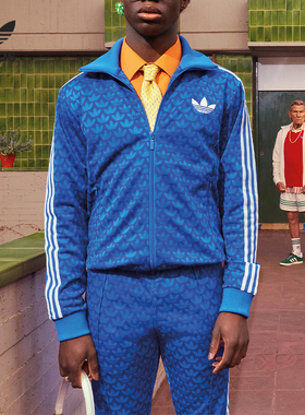 Adidas/阿迪达斯正品POLY TOP三叶草男子运动夹克外套IP6980