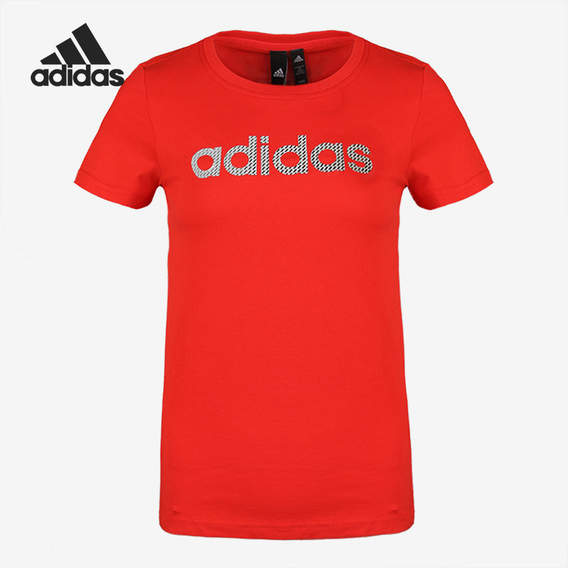 Adidas/阿迪达斯正品女子夏季休闲透气运动短袖T恤 DY8695