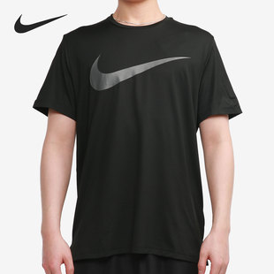 耐克正品 CZ2418 男子LOGO T恤 010 印花圆领休闲运动短袖 Nike