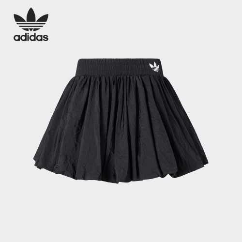 Adidas/阿迪达斯正品三叶草女士蓬蓬褶皱泡泡半身裙KA3926