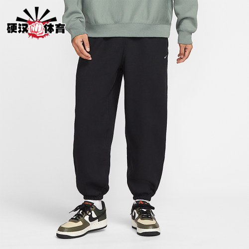 Nike/耐克正品Solo Swoosh男士运动束脚加绒保暖长裤HV1089-010