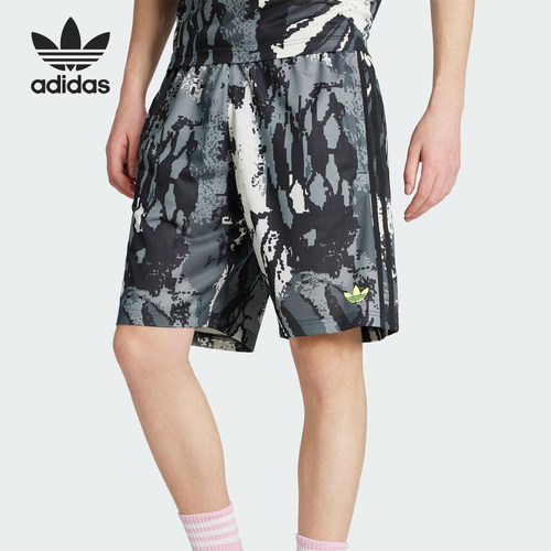 Adidas/阿迪达斯正品三叶草男士宽松复古经典训练短裤KD4801