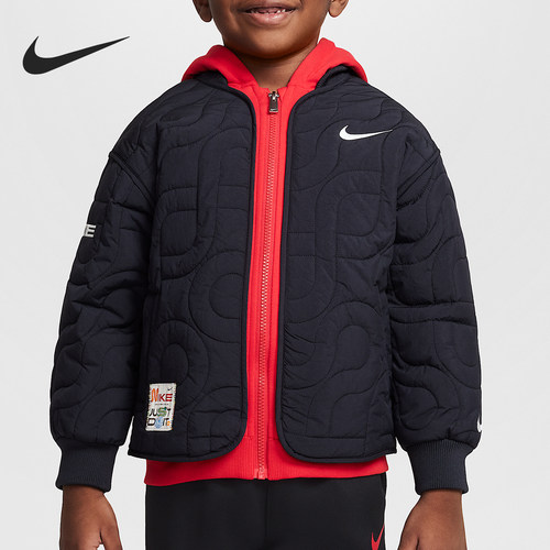 Nike/耐克正品秋冬新款小童保暖夹克假两件外套IF3712-010