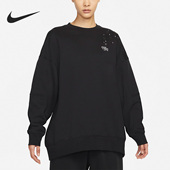 耐克正品 冬季 新款 Nike 女子加绒运动休闲圆领卫衣FB1918 010