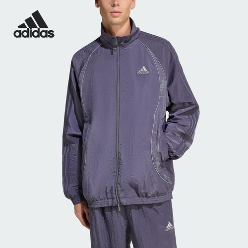 Adidas/阿迪达斯正品ADILENIUM男士宽松足球梭织外套KF8518