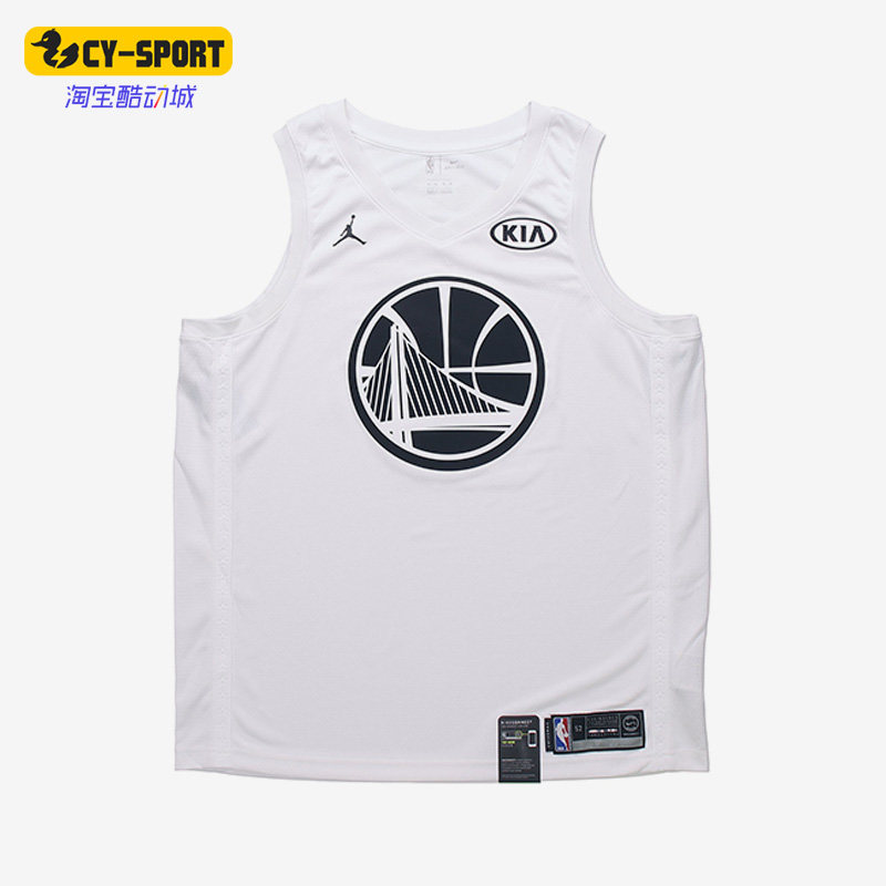 Nike/耐克正品库里全明星30号男子运动球衣背心928874-101
