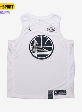 Nike/耐克正品库里全明星30号男子运动球衣背心928874-101