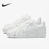 耐克正品 运动板鞋 AF1 Nike Swarovski男女时尚 CV7668 100
