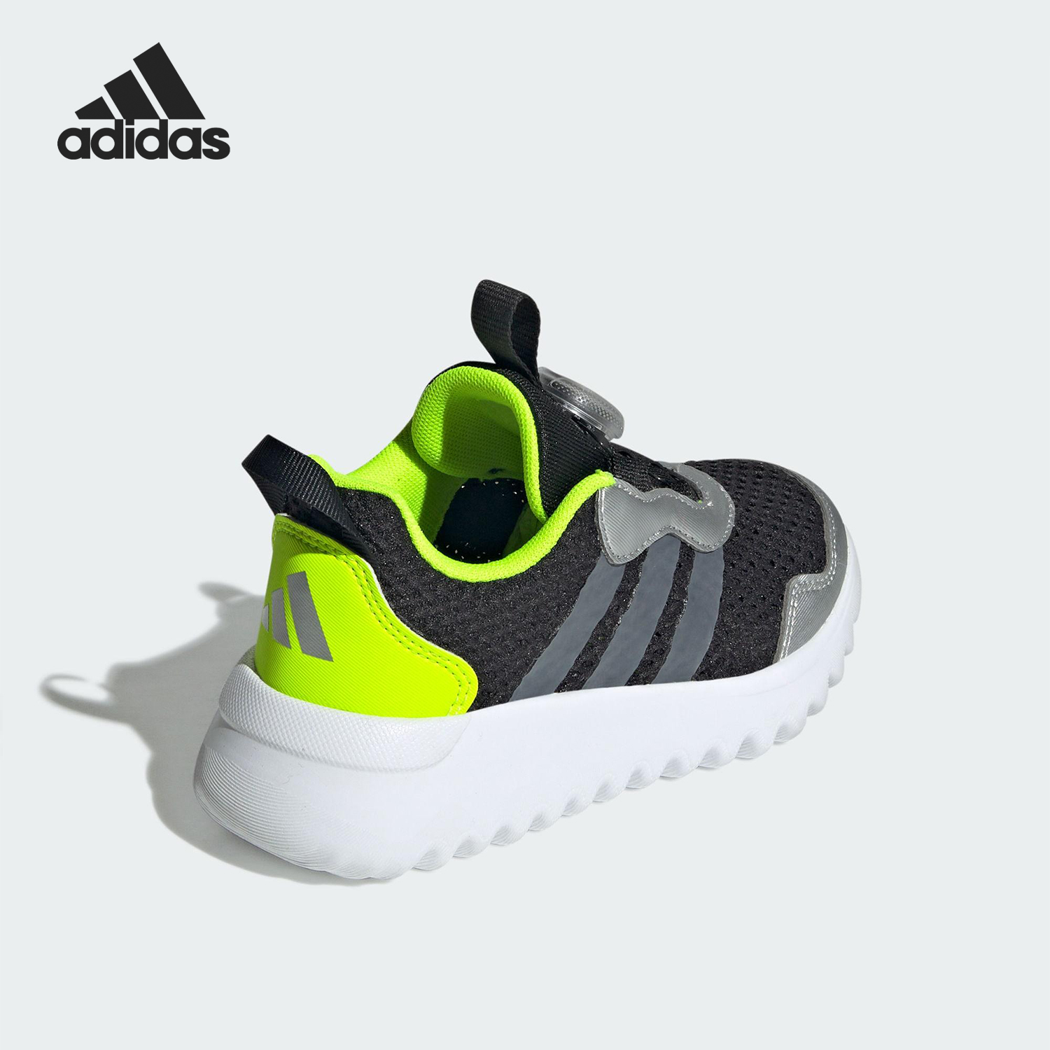 Adidas/阿迪达斯正品2025春夏款儿童旋转按钮休闲鞋IH8726