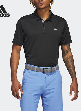 Adidas/阿迪达斯正品夏季男子高尔夫运动短袖POLO衫IA5446