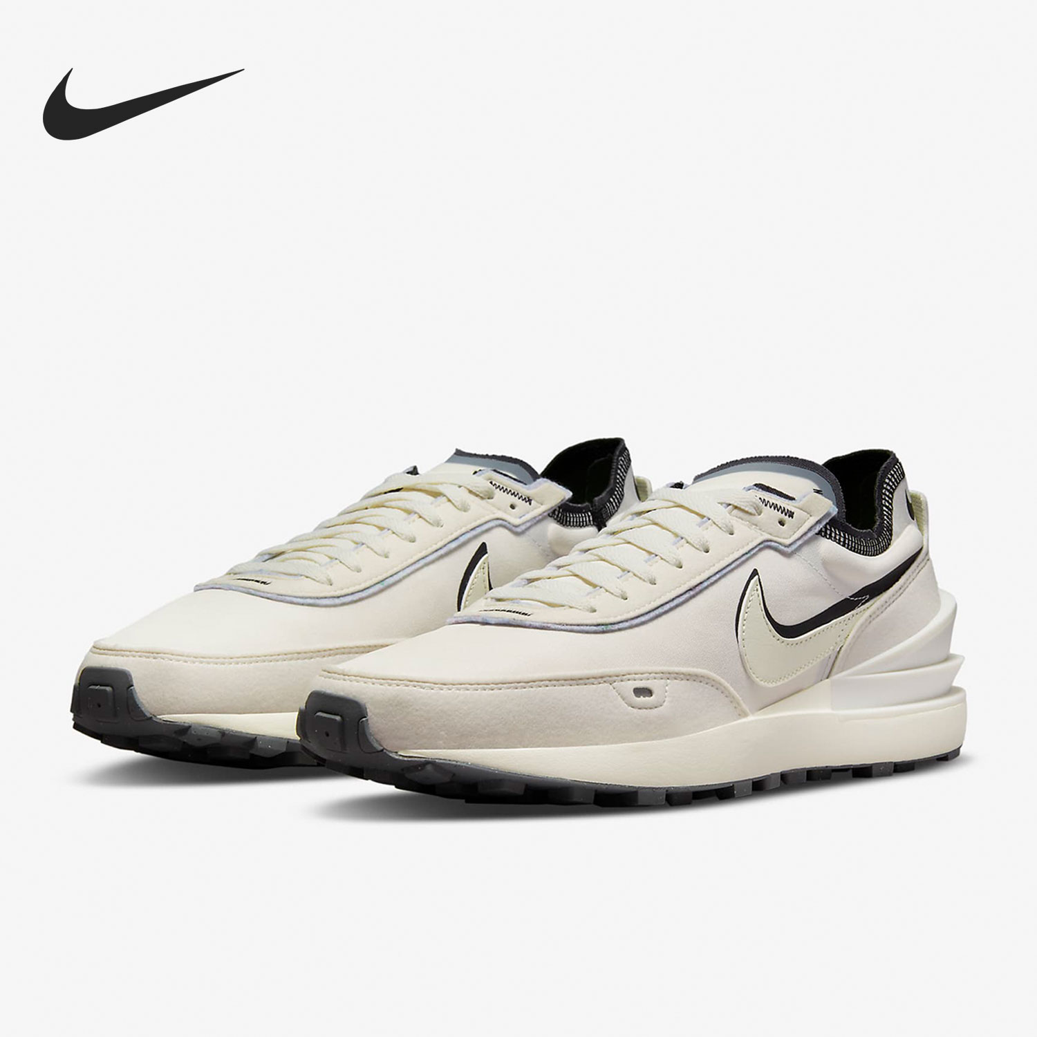 Nike/耐克正品Waffle One男子复古华夫鞋跑步鞋DO9782-001