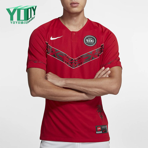 Nike/耐克正品夏季男士休闲比赛训练套头运动短袖T恤CV9633-654