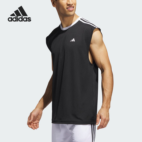 Adidas/阿迪达斯正品 ALL WORLD TANK男子透气运动背心IL2294