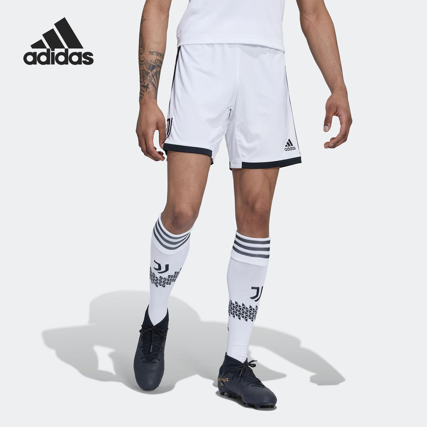 Adidas/阿迪达斯正品夏季男子尤文图斯足球运动短裤H38904