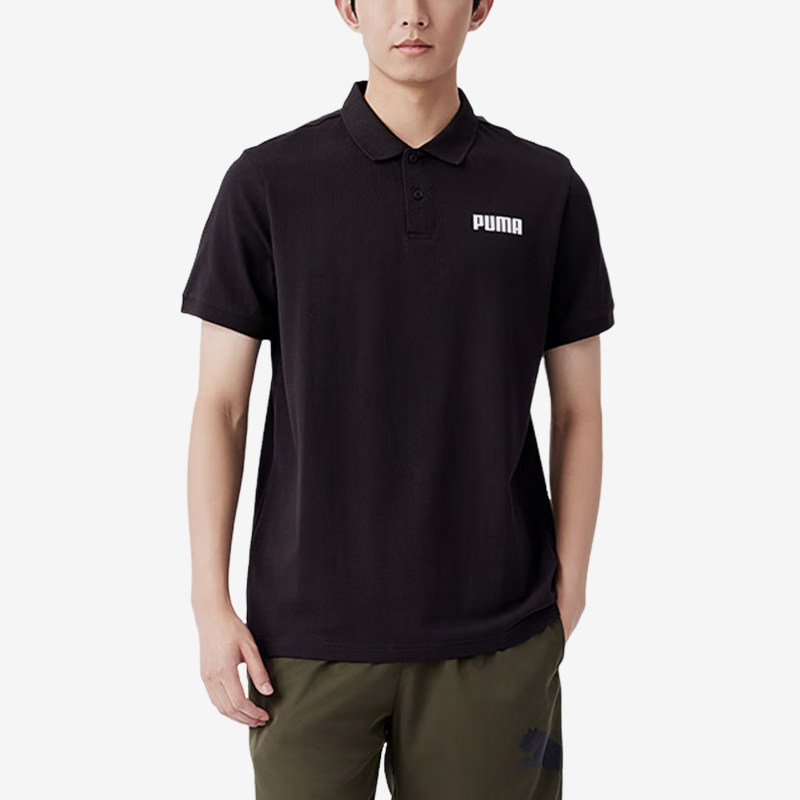 Puma/彪马 正品夏季男士经典简约运动休闲短袖POLO衫848736-01,运动服/休闲服装,运动POLO衫,淘宝优惠券,粉丝福利购,淘宝优惠卷