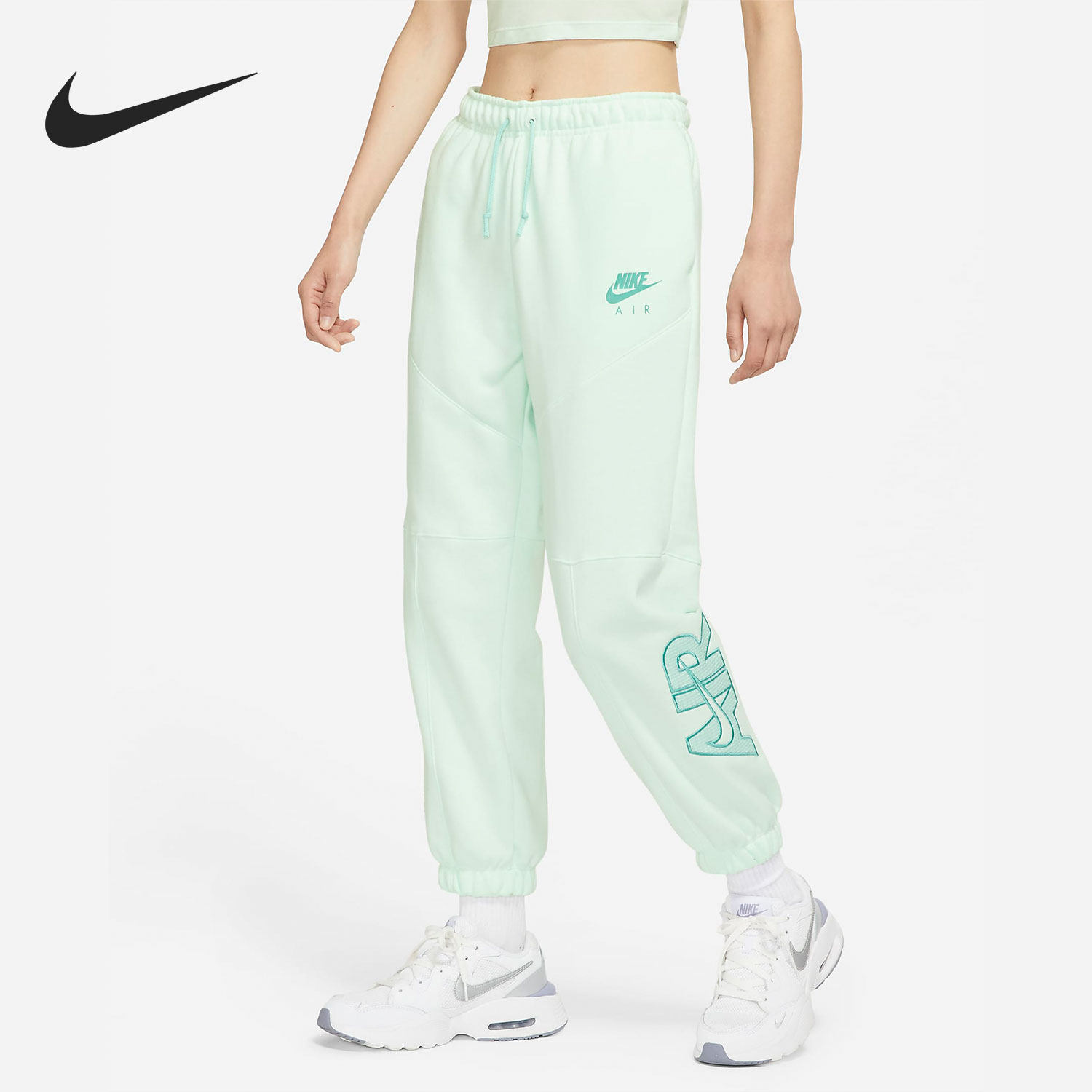 Nike/耐克正品 AIR FLC PANT女子加绒针织运动长裤DM6062-394,运动服/休闲服装,运动长裤,淘宝优惠券,粉丝福利购,淘宝优惠卷