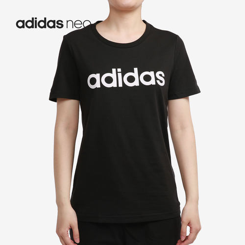 Adidas/阿迪达斯正品neo 当季新款女子休闲运动短袖T恤 GP7138