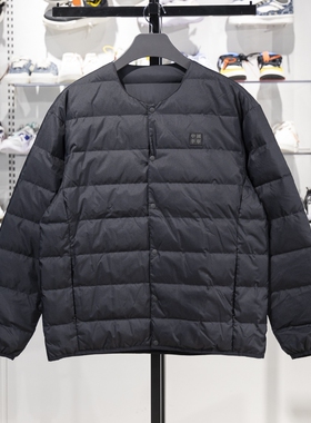 李宁正品VITAL系列男女同款宽松休闲百搭鸭绒短羽绒服AYMU323-1