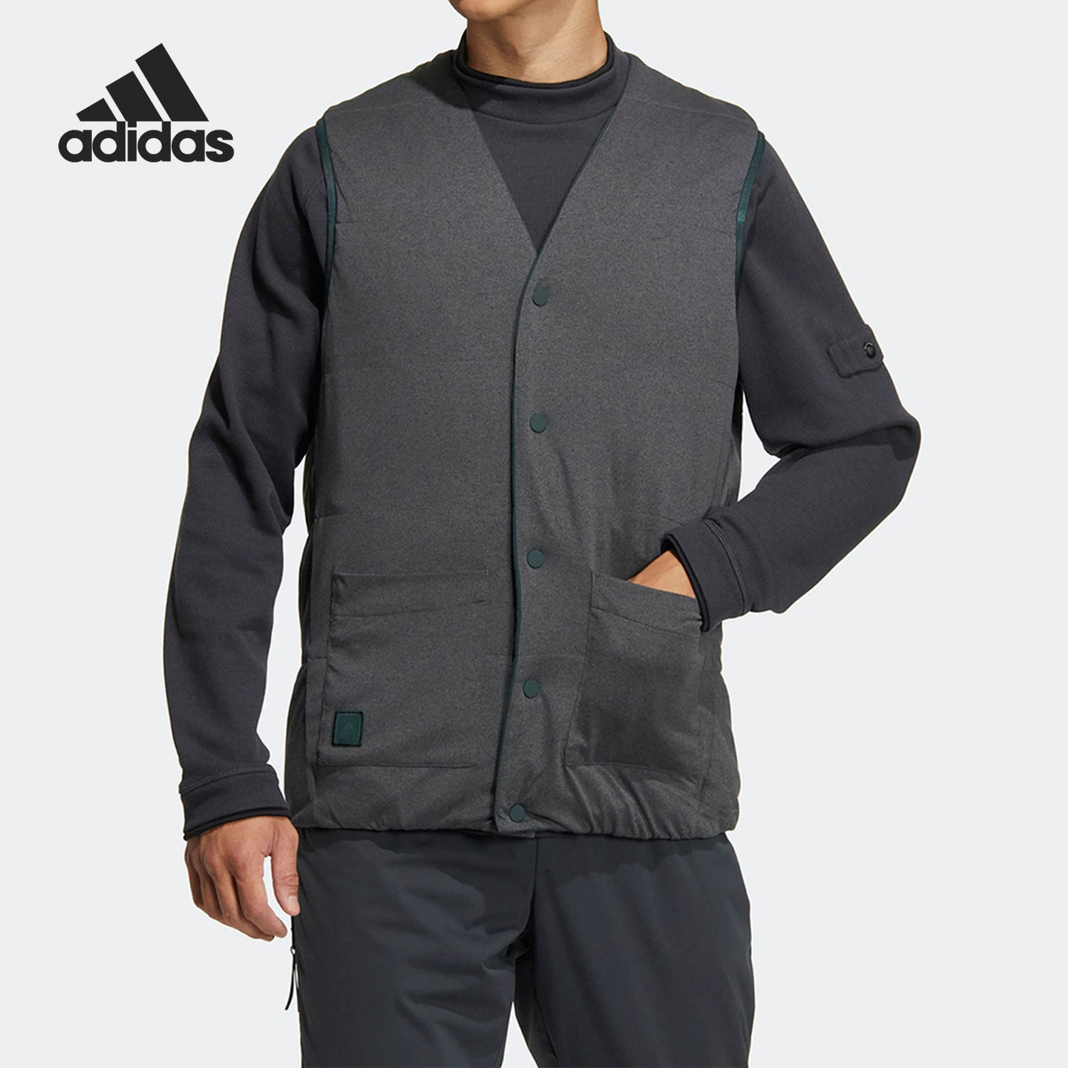 Adidas/阿迪达斯 正品男子抗风高尔夫运动棉马甲背心 HG3260,运动服/休闲服装,棉马甲,淘宝优惠券,粉丝福利购,淘宝优惠卷