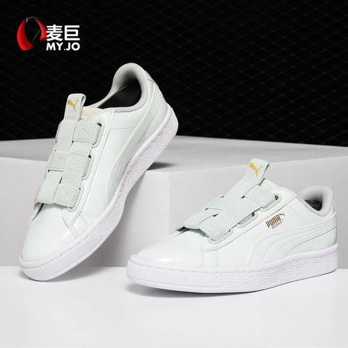 Puma/彪马正品 春季新款 漆皮蝴蝶结绑带运动休闲板鞋 366195
