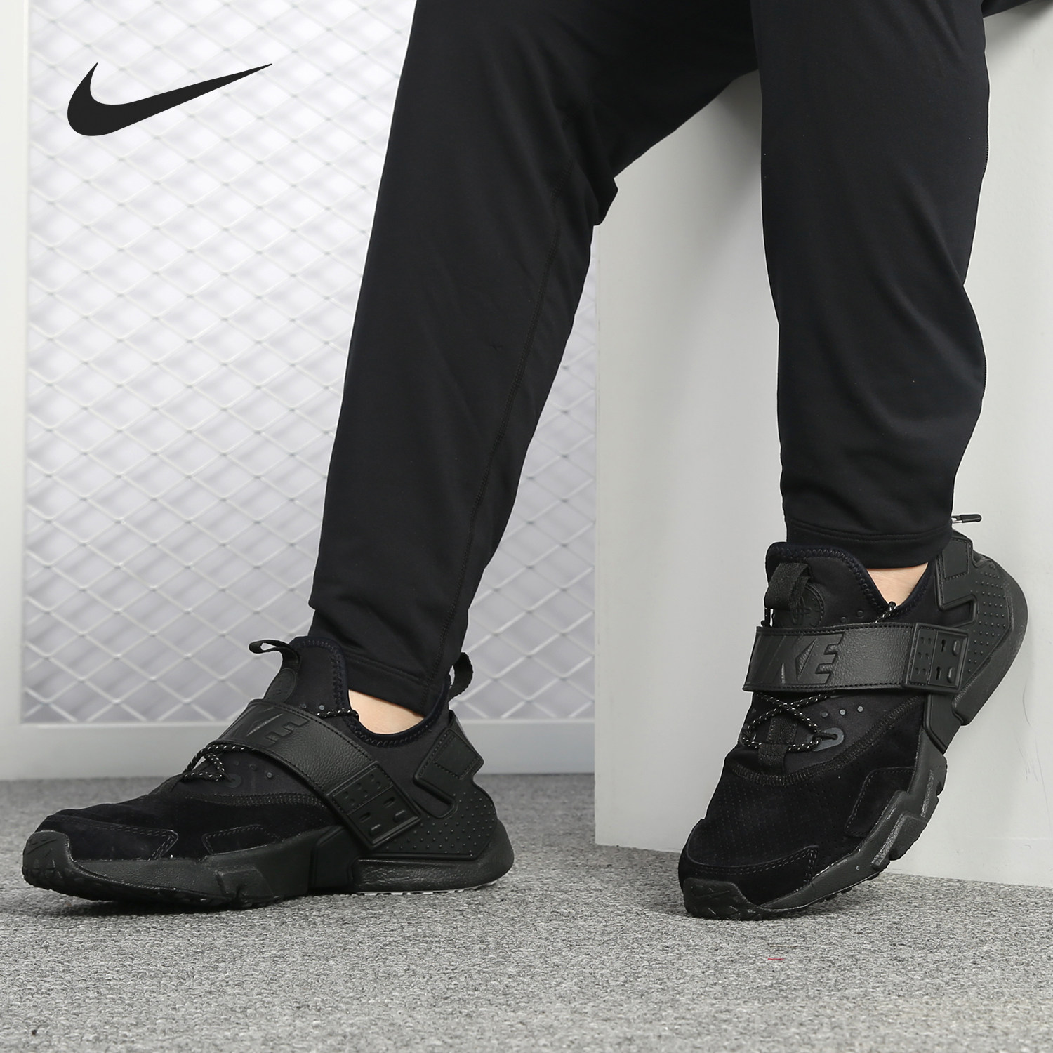 Nike/耐克正品AIR HUARACHE DRIFT 男华莱士运动跑步鞋 AH7335