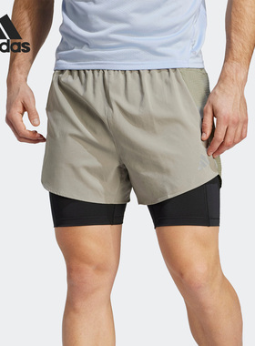 Adidas/阿迪达斯正品夏季新款男子跑步运动透气短裤IB8933