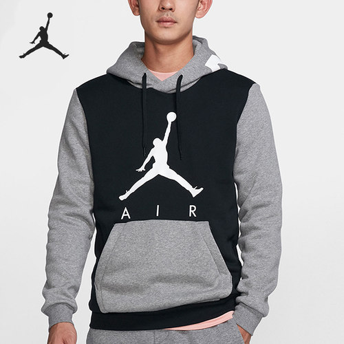 Nike/耐克正品JORDAN JUMPMAN AIR LOGO男子套头连帽卫衣CK1349