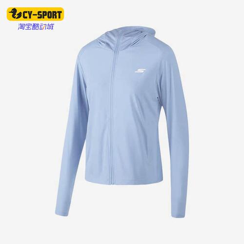 Skechers/斯凯奇正品JACKET女子连帽防晒运动夹克P223W079-0019