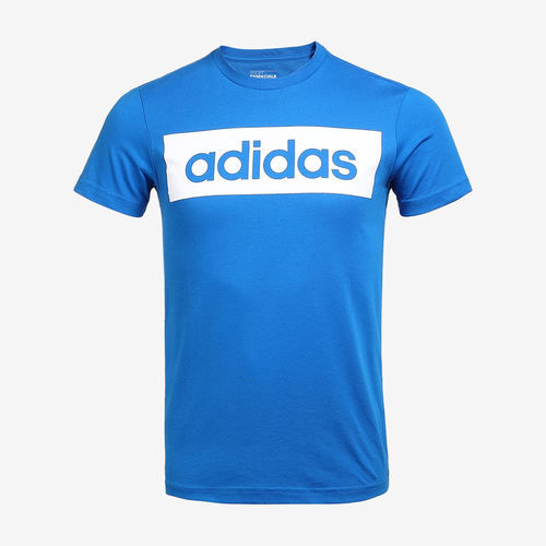 Adidas阿迪达斯正品男子基础短袖透气套头圆领运动T恤AK1807