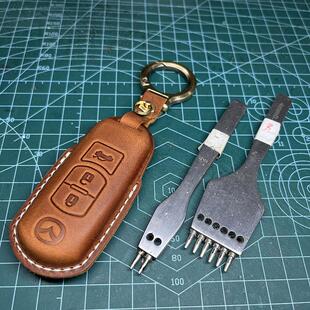 适用马自达3昂克赛拉老款钥匙套cx50cx30阿特兹cx4cx5cx8真皮复古