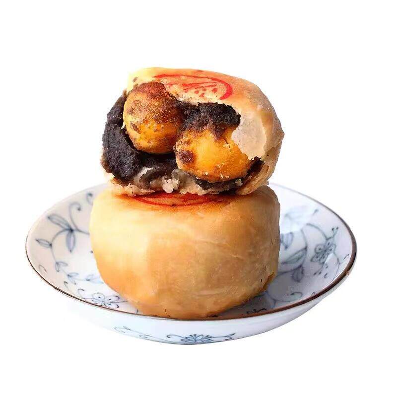 【潮汕】潮州贵屿饼捞饼潮式月饼豆沙蛋黄e五仁老式大月饼