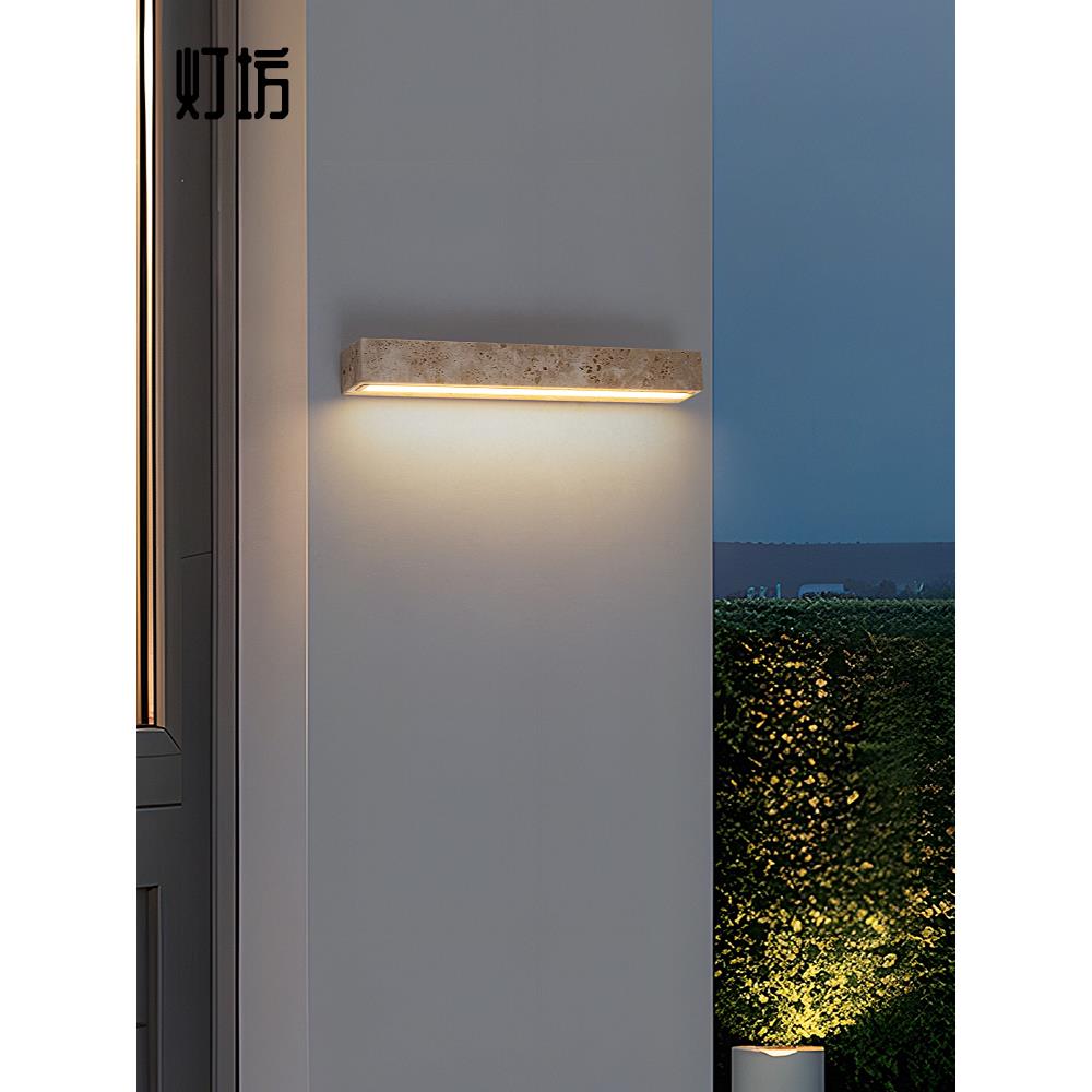 黄洞石走廊led装饰楼梯过道灯户外创意卧室床头壁灯客厅设计师墙