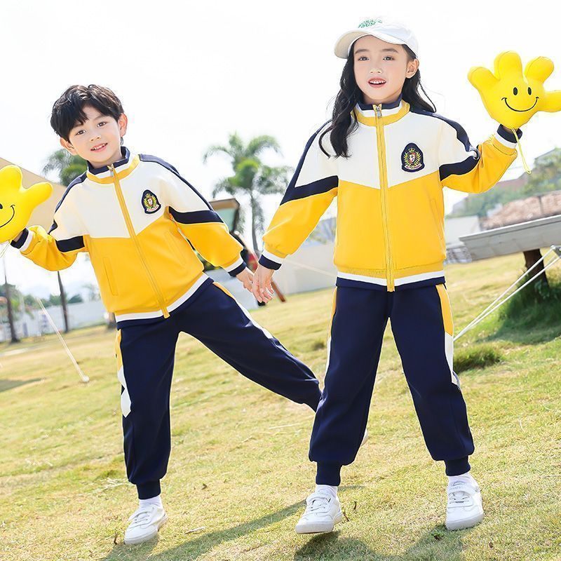 幼儿园园服春秋款学院风休闲一年级儿童校服套装小学生班服三件套