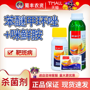 泰生金叶子35%苯甲咪鲜胺安黄瓜靶斑病苯醚甲环唑喷雾农药杀菌剂