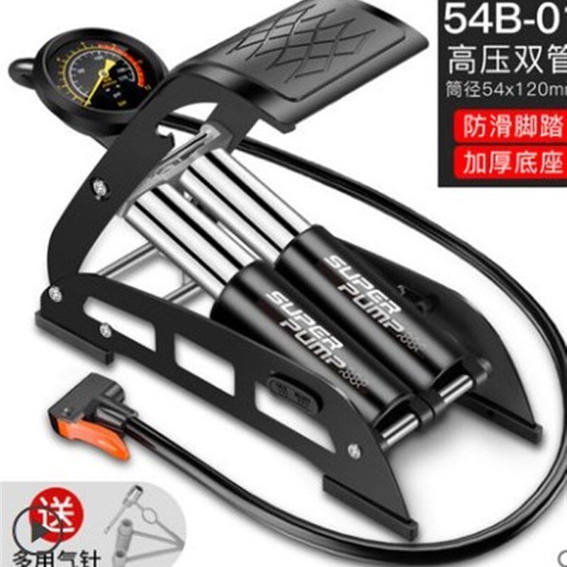 追风鸽打气筒自行车脚踩高压y便携脚踏式家用电动摩托汽车充气泵