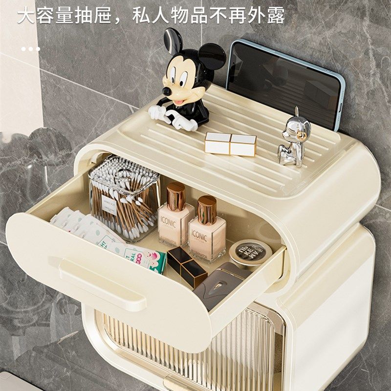 德国卫生间厕纸盒厕所纸巾盒抽纸盒置物架卷O纸防水壁挂式免打孔,家庭/个人清洁工具,卷纸器/纸巾架,淘宝优惠券,粉丝福利购,淘宝优惠卷