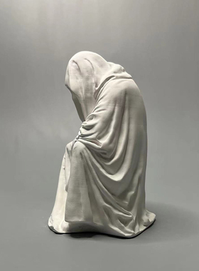 幽灵巫师死神袍桌面m创意石膏雕塑扩香石摆件复古小众古怪派对礼