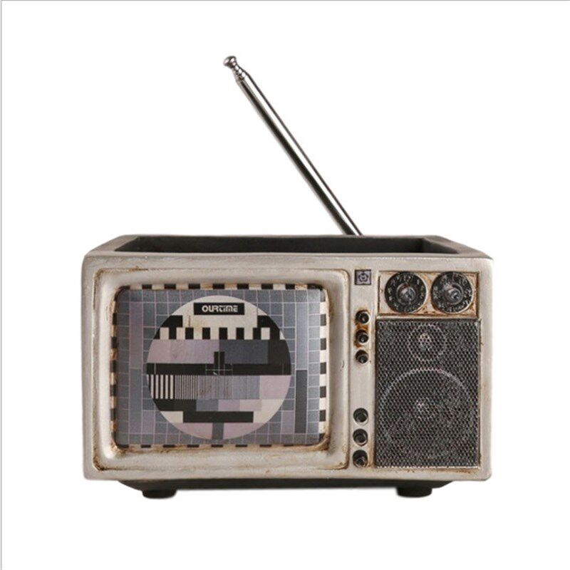 创意个性多肉花盆花器室内仙人掌盆栽小植物桌Q面小摆件复古烟灰