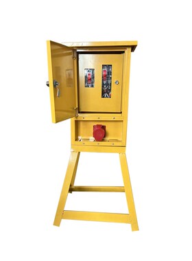 工地配电箱配安全门380V220V一拖一手提配电箱移动室Y外防水带脚