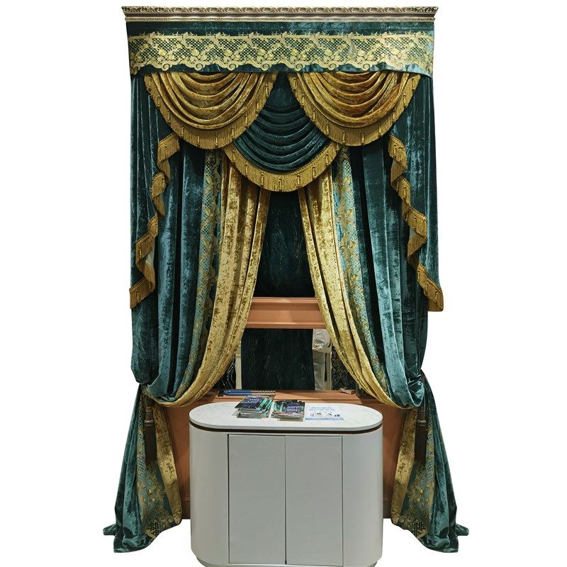 真丝绒绣花欧式窗k帘客厅奢华大气别墅美式卧室绒布法式棉绒丝绒,居家布艺,定制窗帘,淘宝优惠券,粉丝福利购,淘宝优惠卷