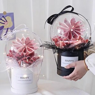有钱花diy材料礼盒钞票花束x摆件半成品手工礼物女生实用高级感52