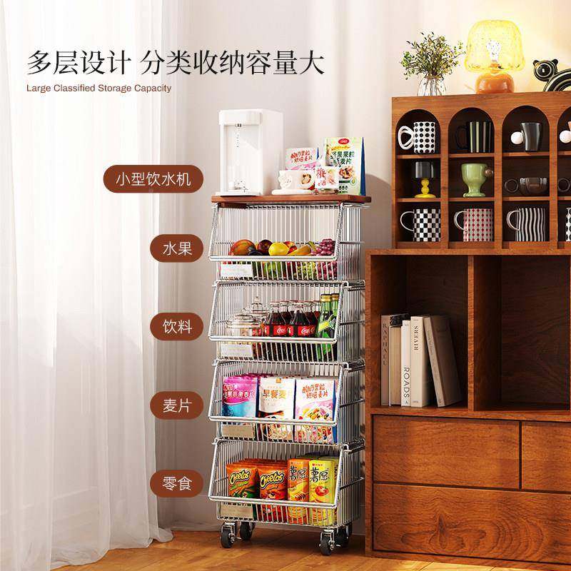 中古小推车零食置物客厅实木水边几收纳柜房果饮料架收纳层架厨子,收纳整理,整理架/置物架/收纳架,淘宝优惠券,粉丝福利购,淘宝优惠卷