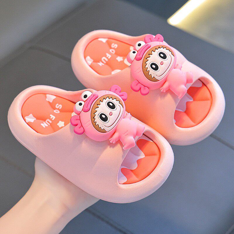儿童凉拖鞋夏男女童防滑软底浴室洗澡亲子中大童女孩可爱沙滩凉拖