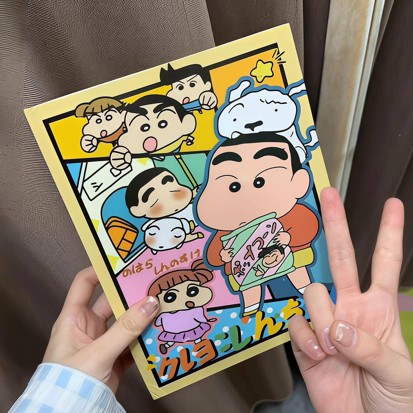 ins款蜡笔小新同学录初不中小学生新撞款可爱卡通毕业留言纪念册