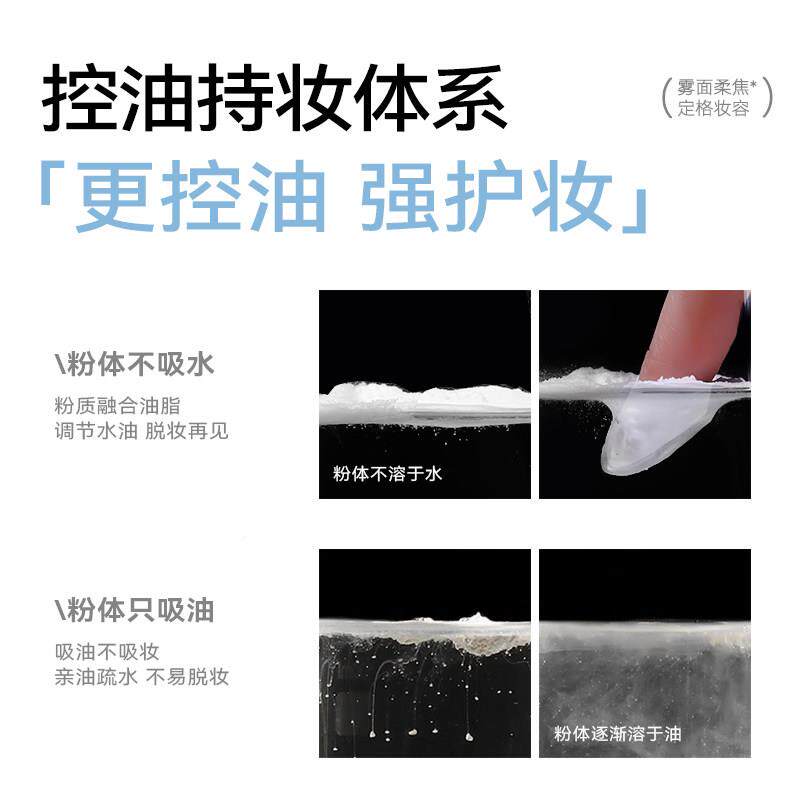 推荐水散定妆控妆油粉防水防汗持久不脱蜜粉服RRL遮瑕帖粉饼女