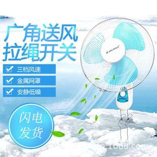 40B贴壁挂墙摇头大风力工业商用家用电风扇 金羚壁扇16寸挂壁扇FB