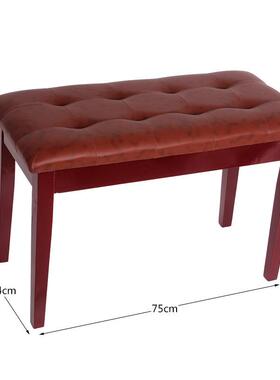 实木加箱厚双人书凳椅琴凳VLE电子琴电钢琴凳古筝凳吉他单人升降