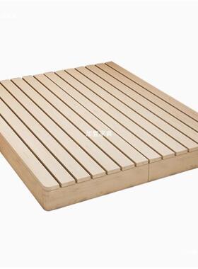 现榻日式榻架米床板床落地式出租房折叠代双KYM人排骨架卧室木